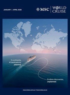 world cruise 2028 msc cruises