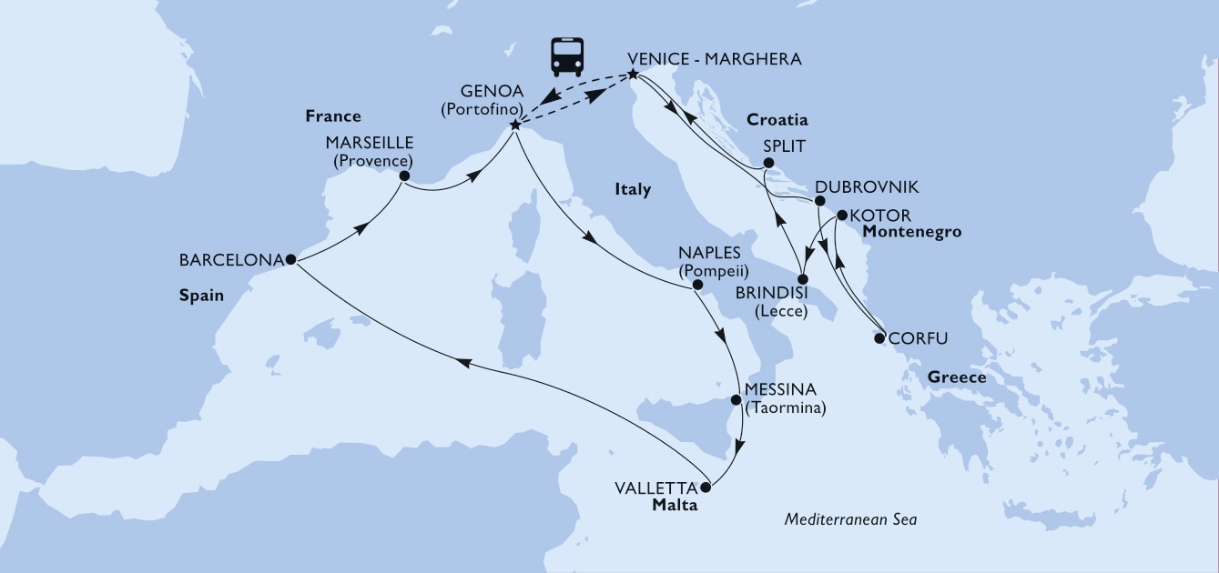 Grand Mediterranean 2026 Itinerary 2 Grand Mediterranean 2026 Itinerary 2