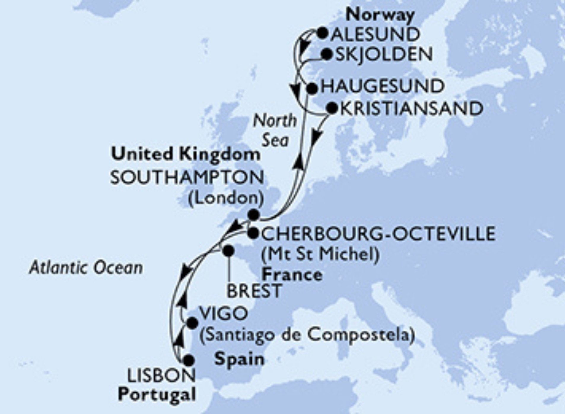 grand voyages norway msc cruises