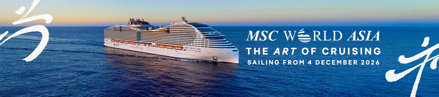 MSC World Asia sailing MSC World Asia sailing