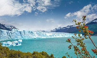 Glacial lake and water Glacial lake and water