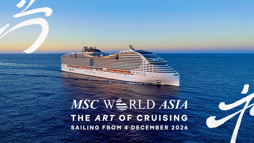 MSC World Asia sailing from winter 2026 | MSC Cruises