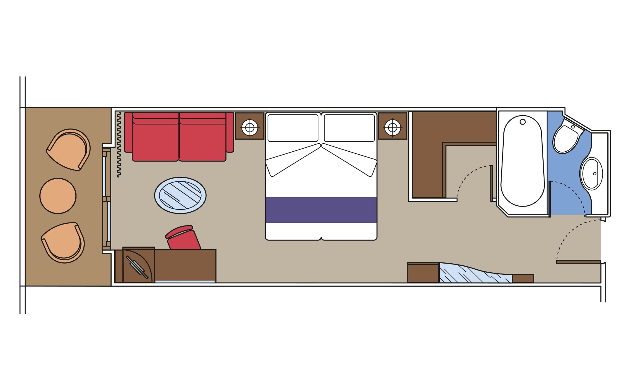 MSC Fantasia Cabin: Deluxe Suite 03 2d MSC Fantasia Cabin: Deluxe Suite 03 2d