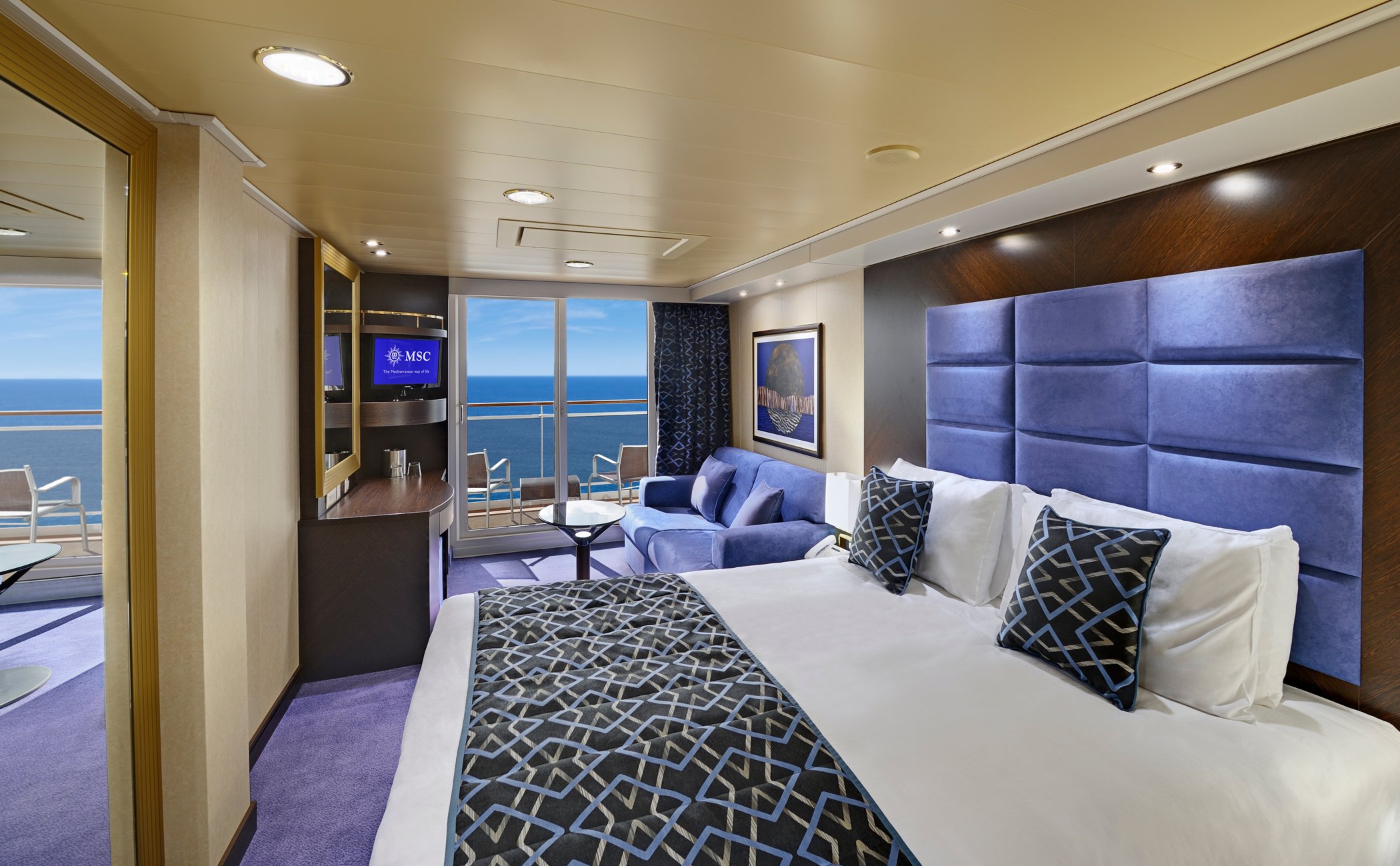 MSC Fantasia Cabin: Balcony 06 MSC Fantasia Cabin: Balcony 06