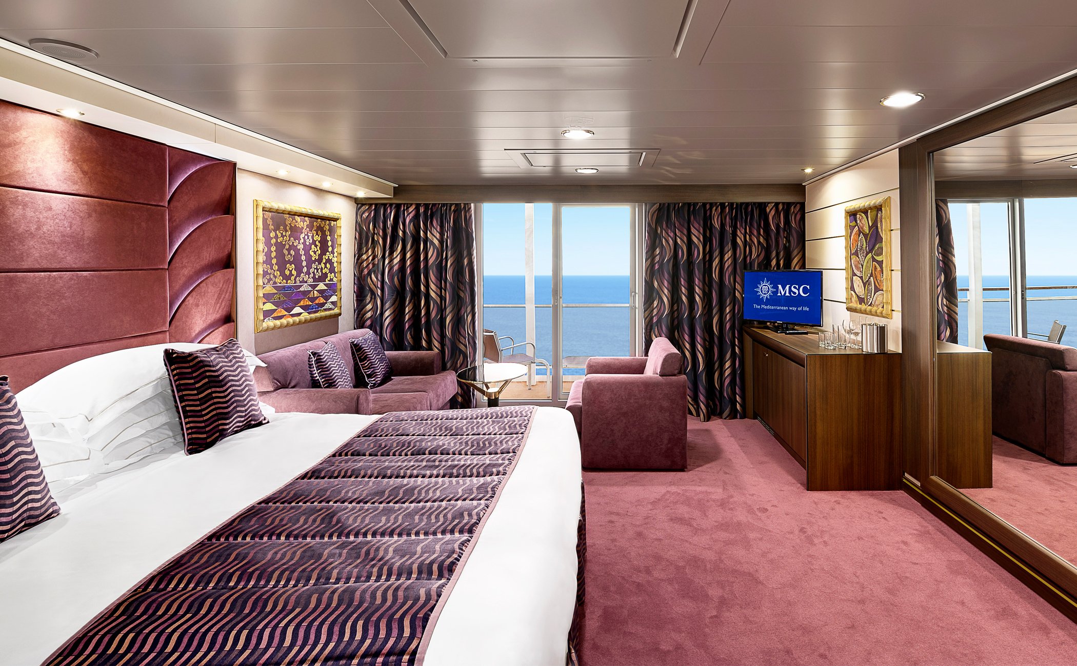 MSC Fantasia Cabin: Deluxe Suite 03 MSC Fantasia Cabin: Deluxe Suite 03