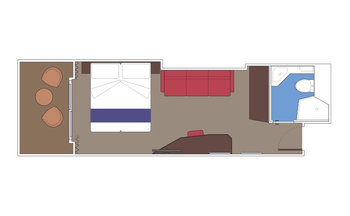 Deluxe Balcony, MSC Seashore | MSC Cruises