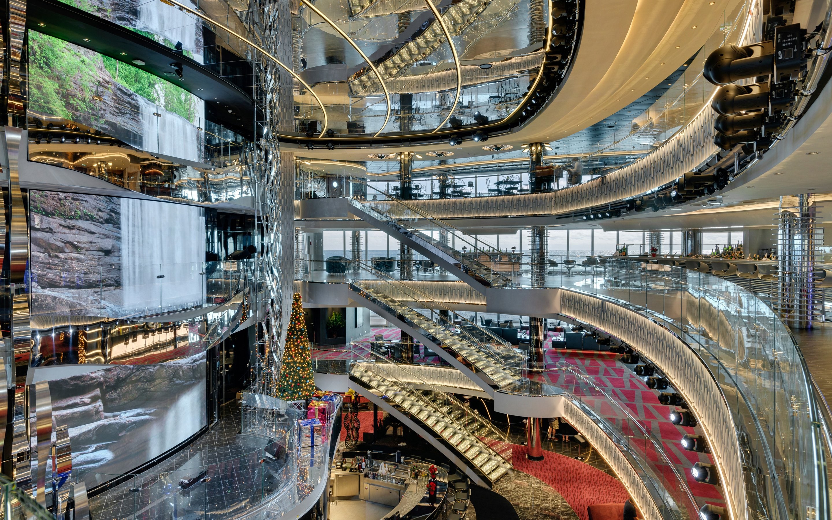 MSC Seaside Public Area Four Decks Atrium 04 MSC Seaside Public Area Four Decks Atrium 04