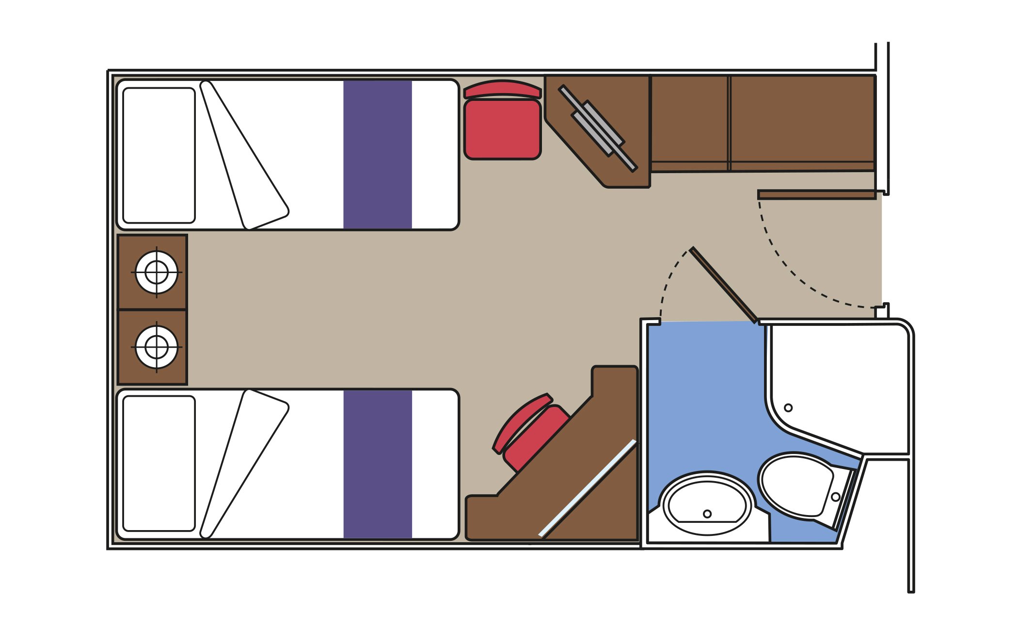 MSC Sinfonia Cabin: Interior 05 2d
