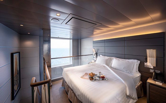 MSC Yacht Club Duplex Suite with Whirlpool bath, MSC World Europa | MSC Cruises