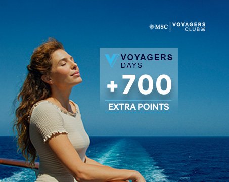 Voyagers Days promotion | MSC Cruises 