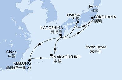 Japan, Taiwan