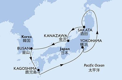 Japan, Korea