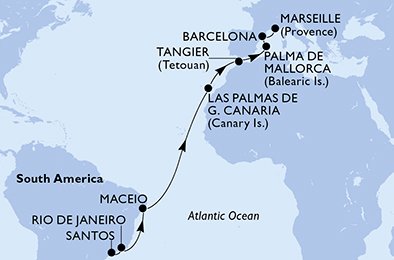 Msc Routes MSC Seaview cruise itineraries | MSC Cruises